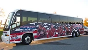 Saginaw Spirit team bus in October 2011