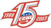 ECHL 15th anniverary logo