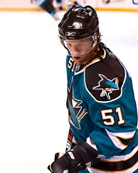 Campbell with the Sharks in 2008