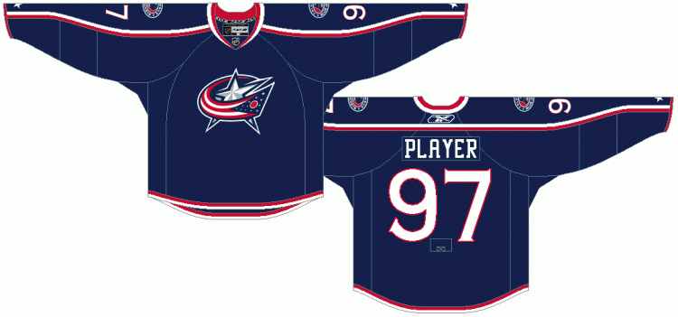 Columbus Blue Jackets Alternate Home Jersey V2 w/Uniform Design : r/ BlueJackets