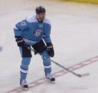 Rupp wearing the Penguins third jersey in 2009