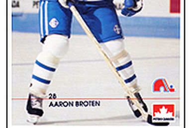 American professional ice hockey player Neal Broten #7 of the