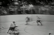 Willie O'Ree passes to Charlie Burns, March 18, 1961.