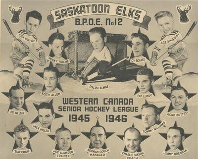 Saskatoon Elks 1945-46 WCSHL