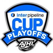 2018 AJHL playoff logo