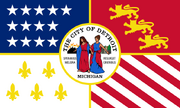 Detroit, Michigan Flag