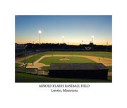A baseball field in Loretto.