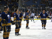 Brière (48) prior to a game between the Sabres and the .