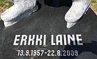 Erkki Laine Statue Bottom