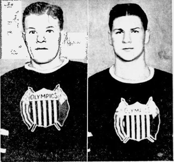 Two rookies on the 1935-36 team