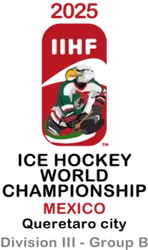 2025 IIHF World Championship Division III B logo