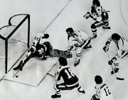  stops , Game 1 of the 1974 Quarter-finals, April 10, 1974.
