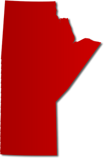 Red manitoba map