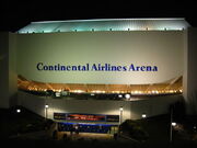 The arena as it looked in 2007, as the Continental Airlines Arena