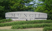 Muncie, IN Welcome Sign