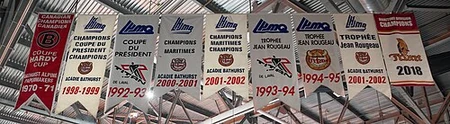 Titan banners inside 