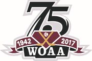 WOAA 75th anniversary logo