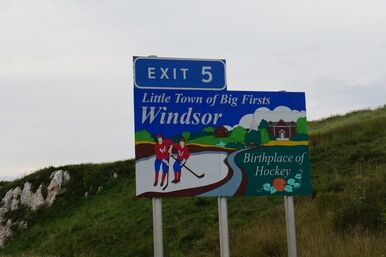 Windsor Nova Scotia exit sign.jpg