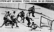 Nels Stewart had a hat trick, November 28, 1937.