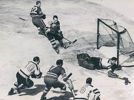 1950-51 Cal Gardner Game Worn Jersey. It was with the Toronto