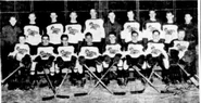 Pronovost is fifth from the left in the top row with the Shawinigan Tech juvenile team in 1947.