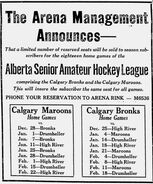 Calgary season tickets