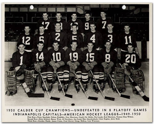 1951-52 Cleveland Barons, AHL, Photo Pack Complete Set w/Orig