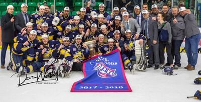 2018 AJHL champions Spruce Grove Saints