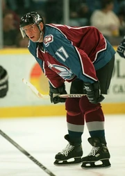 Kurri with the Avalanche in 1997