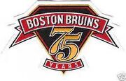 Boston Bruins 75th anniversary patch