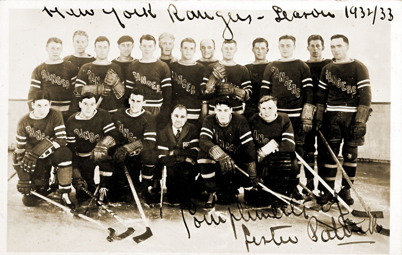 Original New York Rangers Half Puck National Hockey League 1926 T