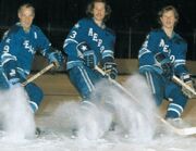 Gordie, Marty and Mark Howe in 1973.