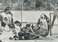 Willie Brossart, Jim McKenny, Lynn Powis, Doug Favell, October 9, 1974.