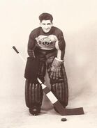 Rayner with the Kenora Thistles.