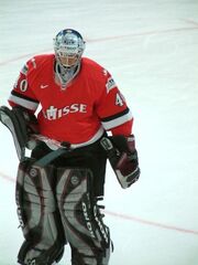 Goaltender  played one game for the Swiss team.