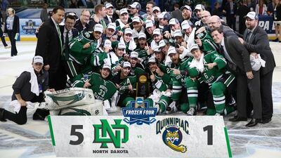 2016 Frozen four champs North Dakota