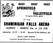 Valleyfield played some home games @ Shawinigan
