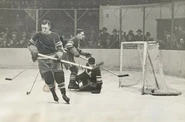 Bun Cook scores on Alec Connell, January 8, 1935.
