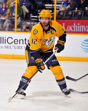 mike fisher captain jersey