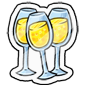 Champagne Sticker