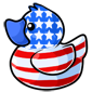 American Flag Ducky