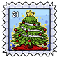 Christmas Tree Stamp