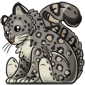 Cuddly Snow Leopard Plushie
