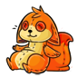 Orange Dabu Plushie