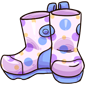 Polka Dot Rainboots