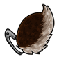 Fluffy Brown Jakrit Tail