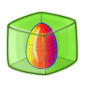 Rainbow Jakrit Egg Ice Cube