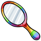 Rainbow Hand Mirror