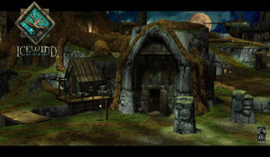 3D promo art with Arundel's home in the foreground