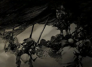 Jerrod uniting the tribes (from the intro movie)